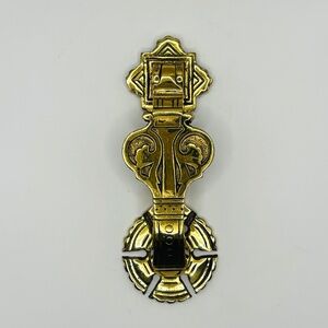 Heavy Brass Victorian Doorknocker - Frederick & Sons #405